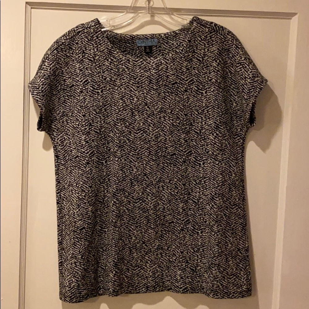 Black/White Blouse